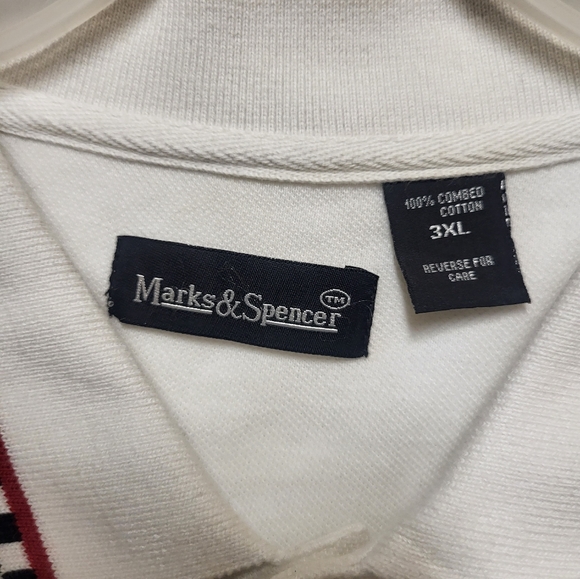 Marks & Spencer White Shirt Collar Men Size 3XL - Picture 6 of 6